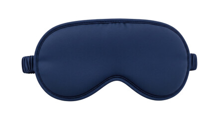 Navy Blue Silk Sleeping Eye Mask Isolated Cutout Transparent PNG