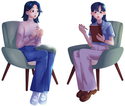 Diverse Women Standing Together Illustration