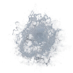 Fountain with foam isolated transparent background 3d rendering PNG