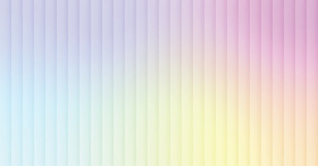 Obraz premium Soft Pastel Rainbow Gradient Background with Subtle Vertical Stripe Pattern and Holographic Effect