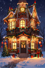 Christmas Winter House
