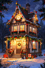 Christmas Winter House