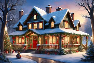 Christmas Winter House