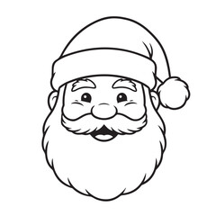 santa claus cartoon coloring pages coloring book Christmas 