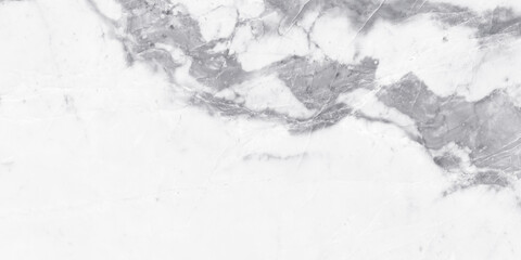 White marble with gray veins. Calacata Italian stone, texture for ceramic tiles, carpet design.