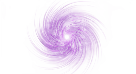 Abstract Purple Light Vortex with Swirling Glowing Lines and Bright Center