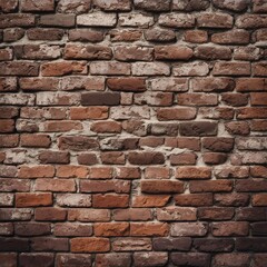 Obraz premium A classic brick wall texture with visible mortar joints and vary