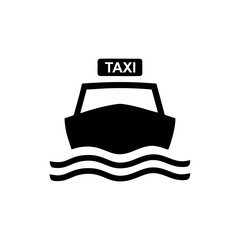 Water taxi, or Water taxis icon vector design sign public information symbols standard ISO 7001 © Faridzdesign
