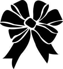 wadding ribbon vector and gift packing icon craft on isolated transparent background 