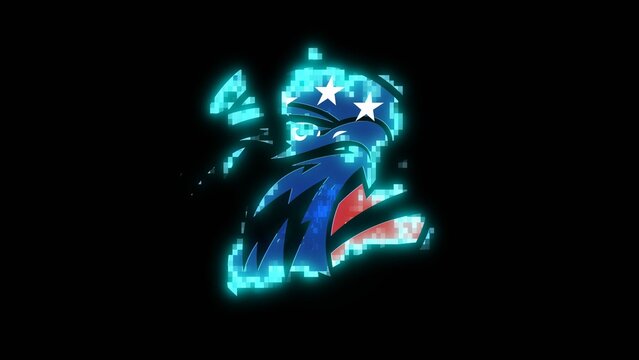 Energetic Futuristic Glitch Logo Reveal