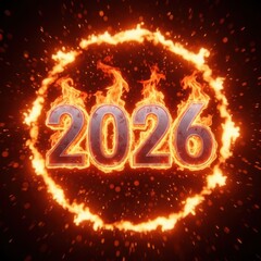 Happy New Year 2026 Template