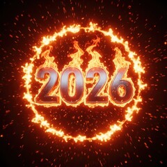 Happy New Year 2026 Template