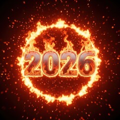 Happy New Year 2026 Template