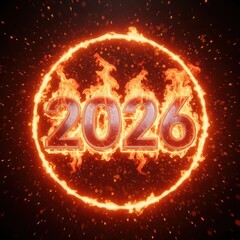 Happy New Year 2026 Template