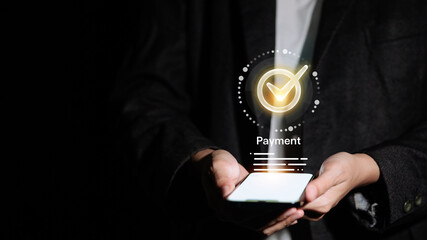 Digital Payment and Financial Technology Transaction Concept