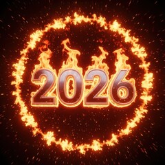 Happy New Year 2026 Template