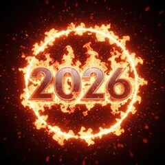 Happy New Year 2026 Template