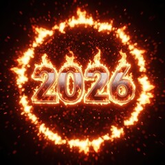 Happy New Year 2026 Template