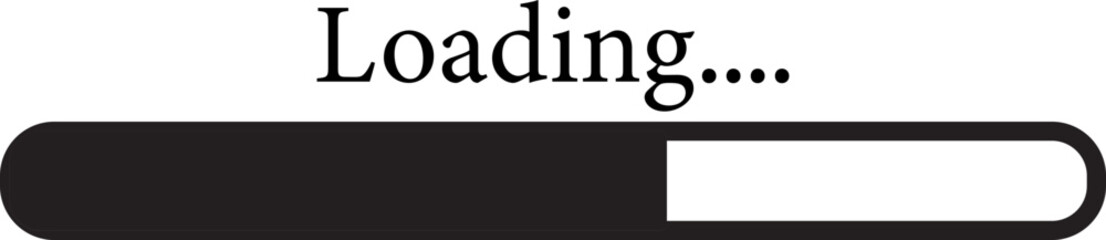 Loading Icon. loading bar, Download progress icon. Collection Loading status. Vector illustration. Uploading and downloading updating sign symbol.Collection loading status bar in different design.