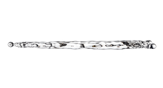 Blue water splash a thin stream of water forming a straight line