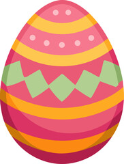 Easter egg , white background 