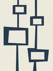 Modern minimalist design with a soft boho touch, perfect for wall decor or interior display. Available in JPG format.