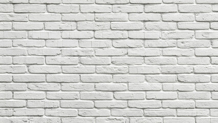 Obraz premium white brick wall seamless texture. Abstract architecture and loft interior, background.