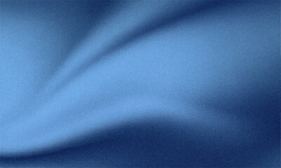 A blue satin silk fabric with a soft, smooth texture and elegant folds creates a luxurious wave pattern backdrop