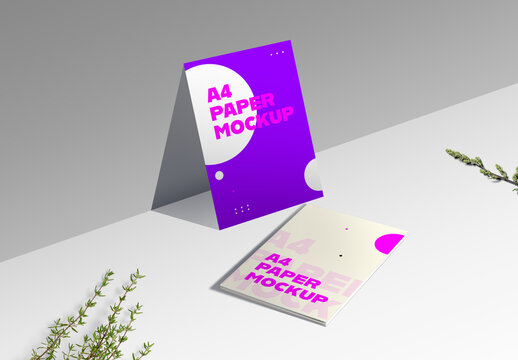 Dual View Flyer Mockup