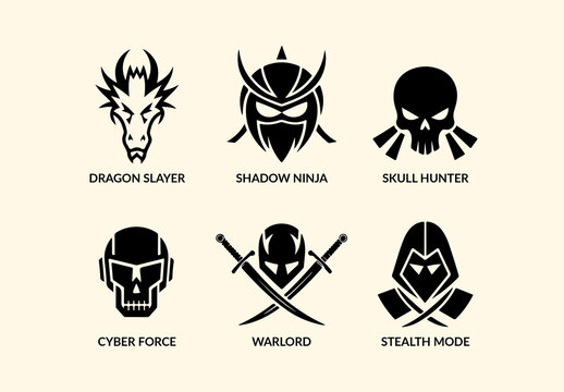 Gaming Badge Template Layout