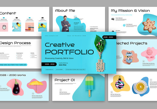 Portfolio Presentation Template Layou
