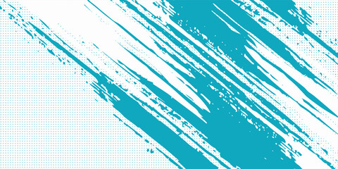 Dots halftone white and blue color pattern gradient grunge texture background. Dots pop art comics sport style vector illustration