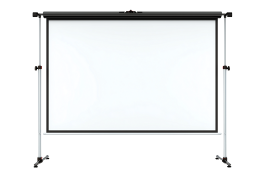  projected screen for your presentations Blank projection screen isolated on transparent White background png