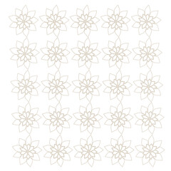 Vector seamless pattern. Pretty pattern in small flowers. Small white flowers. light beige background. Ditsy floral background. The elegant the template for fashion prints