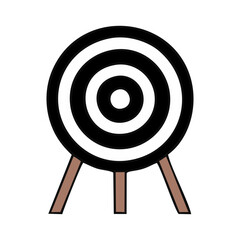 Archery Target Board on Stand