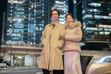 カップル　男女　ドライブ