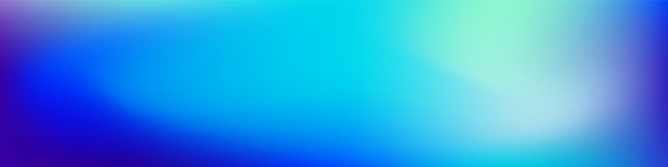 Blue background gradien. Purple, turquoise and light green color gradation hologram. Iridescent Y2K neon texture. Pastel aura vibrant holographic design. Modern pearlescent foil, minimal soft fluid bg