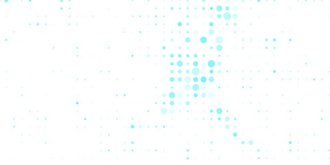 Light BLUE vector layout with circle shapes. Blurred decorative design in abstract style with bubbles. Template for your brand book.