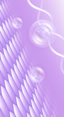 Hyaluronic acid and Niacinamide hair and skin solutions ad, purple collagen serum drops into skin cell with cosmetic advertising background ready to use, illustration vector.