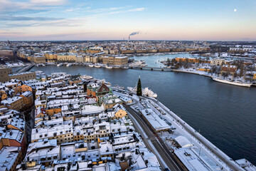 Unik view of Stockholm city