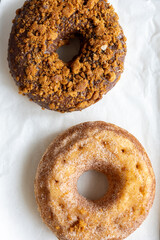 Close-Up of Donuts with a Shot of Espresso