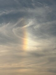 Obraz premium 해무리 현상 2, Sun Halo Phenomenon 2