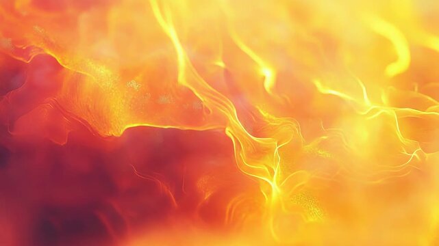 Abstract fire energy flowing warm orange glow
