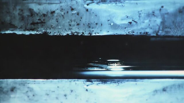 Glitch art background showing digital data stream error