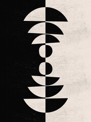 Modern minimalist design with a soft boho touch, perfect for wall decor or interior display. Available in JPG format.