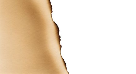 Distressed antique paper texture with burnt edges for vintage designs and creative layouts, offering authentic detail and aged charm for artistic projects