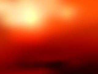 abstract red background with sun