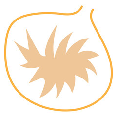 Abstract Burst Inside a Shape