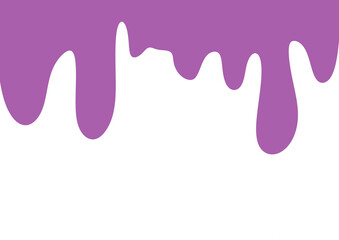 pink paint splashes purple dripping