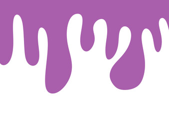 nail polish on white background purple dripping